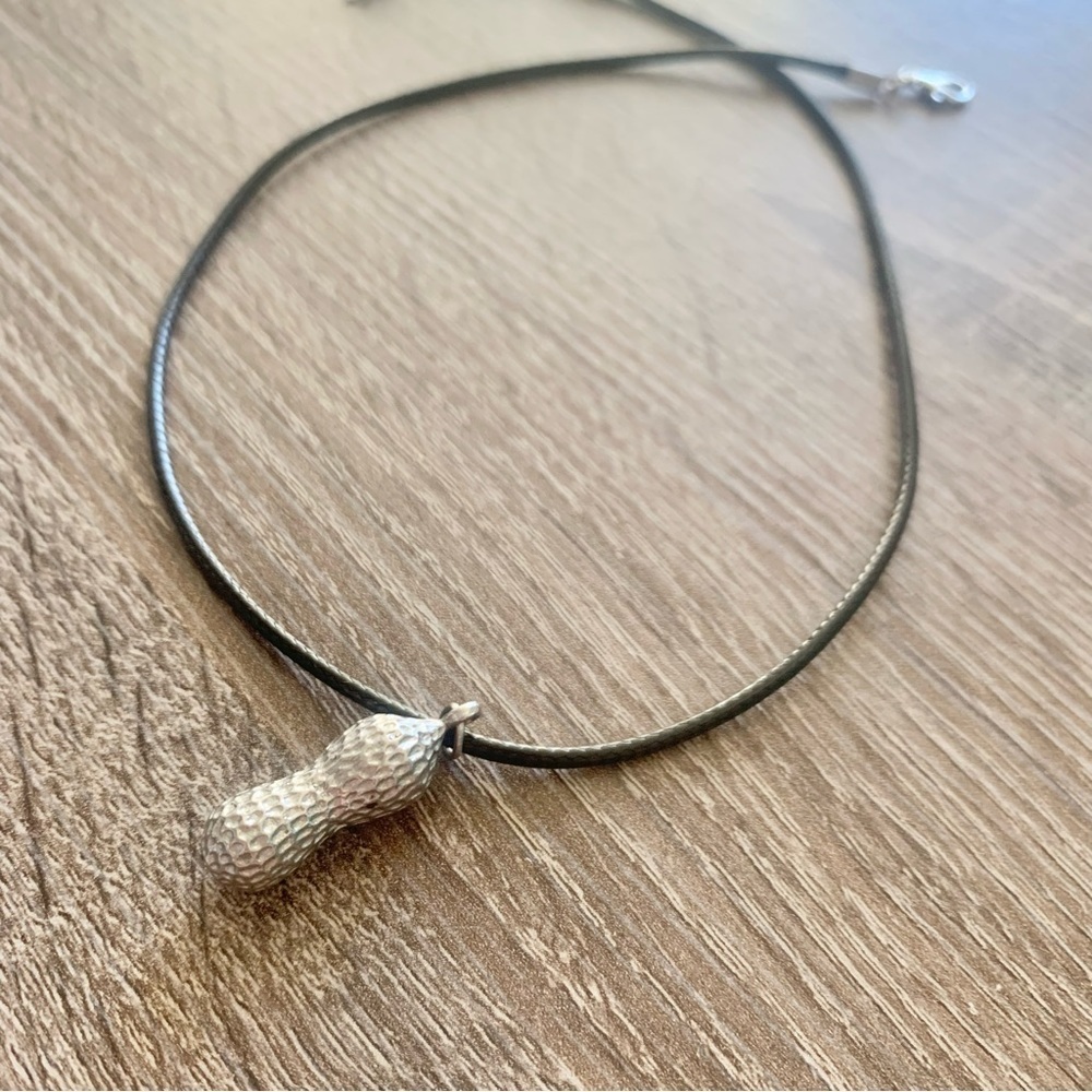 Vintage Y2K Charm on new Chain - UpCycled 90’s Jewelry - Peanut Necklace